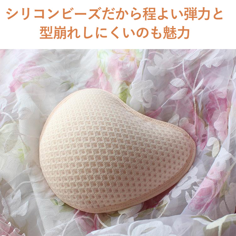 【送料無料】 乳がん用 シリコンビーズ 乳房パッド ショート 8サイズ 右胸用 左胸用 胸パット No.25001B
