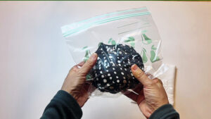 簡単に胸パッドを自作して自分の乳房パッドサイズを知る方法　完成した自作パッド