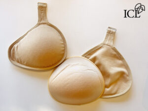 乳がん術後に最適な軽くて柔らかい感触の軽量スポンジ乳房パッド