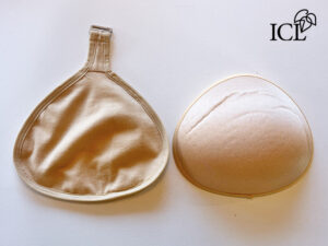 布製で軽いパッドのズレを防ぐ乳がん用パッドカバー