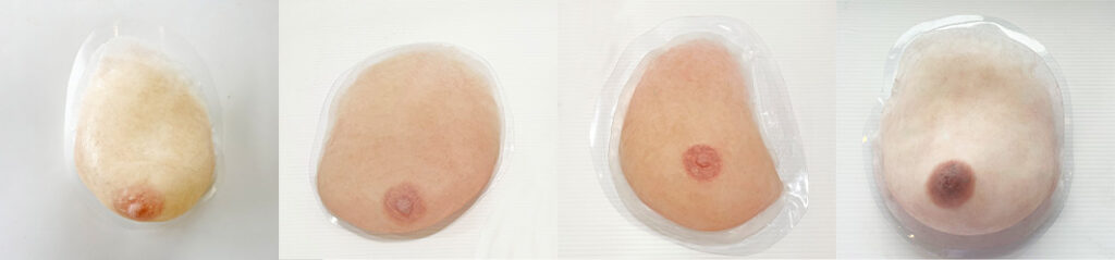 人工乳房エピテーゼ製作事例