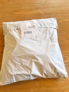 海外工場直送で配送される梱包状態